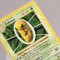 Pokemon TCG - Kakuna 33/102 Base Set Uncommon Shadowless WOTC 1999 - EXC - Image 1