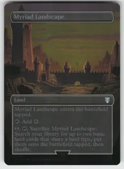Myriad Landscape (Borderless) Foil U Commander: LotR MTG - Image 1