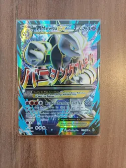 2015 Pokemon XY BREAKthrough 159/162 M Mewtwo EX German - Image 1