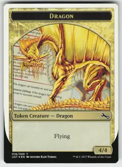 Dragon Token (Gold) Foil T Unstable 16 MTG - Image 1
