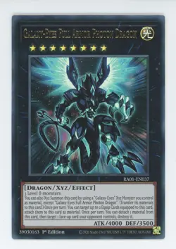 Yugioh RA01-EN037 Galaxy-Eyes Full Armor Photon Dragon Ultra Rare 1st Ed NM/LP - Image 1