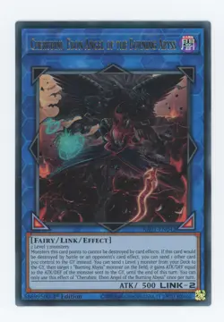 Yugioh RA01-EN042 Cherubini, Ebon Angel of the Burning Abyss Ultra Rare 1st NM - Image 1