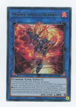 Yugioh RA01-EN048 Decode Talker Heatsoul Ultra Rare 1st Edition NM/LP - Image 1