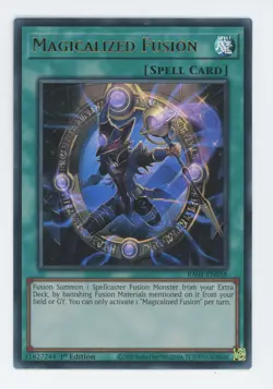 Yugioh RA01-EN058 Magicalized Fusion Ultra Rare 1st Edition NM/LP - Image 1