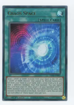 Yugioh RA01-EN065 Chaos Space Ultra Rare 1st Edition NM/LP - Image 1