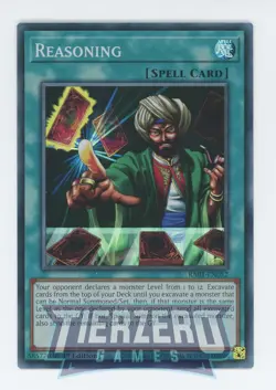 Yugioh RA01-EN052 Reasoning Super Rare 1st Edition NM/LP - Image 1