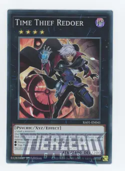 Yugioh RA01-EN041 Time Thief Redoer Super Rare 1st Edition NM/LP - Image 1