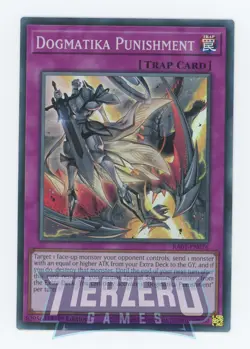 Yugioh RA01-EN076 Dogmatika Punishment Super Rare 1st Edition NM/LP - Image 1