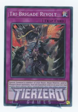 Yugioh RA01-EN079 Tri-Brigade Revolt Super Rare 1st Edition NM/LP - Image 1