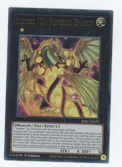 Yugioh RA01-EN039 Number 100: Numeron Dragon Ultra Rare 1st Edition NM/LP - Image 1