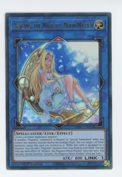 Yugioh RA01-EN049 Artemis, the Magistus Moon Maiden Ultra Rare 1st Edition NM/LP - Image 1