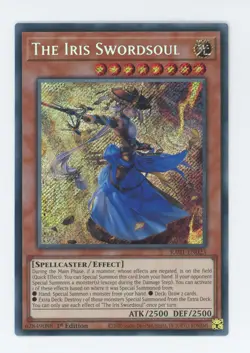 Yugioh RA01-EN023 The Iris Swordsoul Secret Rare 1st Edition NM/LP - Image 1