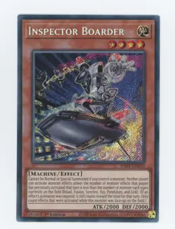 Yugioh RA01-EN010 Inspector Boarder Secret Rare 1st Edition NM/LP - Image 1