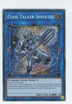 Yugioh RA01-EN045 Code Talker Inverted Secret Rare 1st Edition NM/LP - Image 1