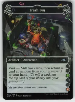 Trash Bin (3-6) Foil U Unfinity 232 MTG - Image 1