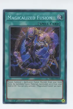 Yugioh RA01-EN058 Magicalized Fusion Secret Rare 1st Edition NM/LP - Image 1