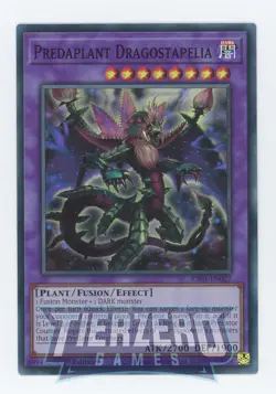 Yugioh RA01-EN027 Predaplant Dragostapelia Super Rare 1st Edition NM/LP - Image 1