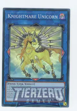 Yugioh RA01-EN043 Knightmare Unicorn Super Rare 1st Edition NM/LP - Image 1