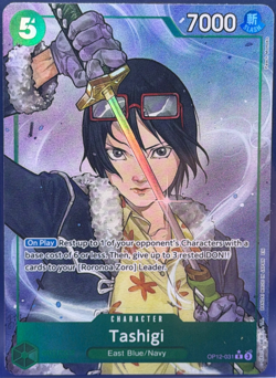 2025 One Piece TCG Tashigi Alternate Art Parallel OP12-031 Legacy Master NM - Image 1