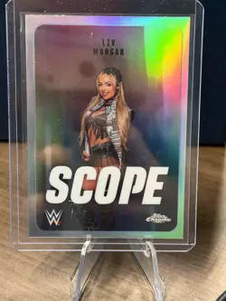 Topps 2026 Chrome WWE Liv Morgan Scope Refractor Insert Card #SCO-34 - Image 1