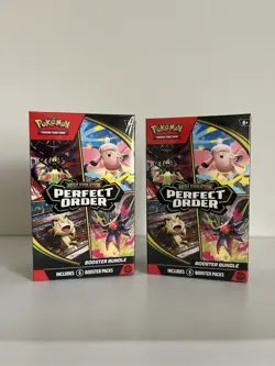 Pokemon Perfect Order Booster Bundle (6 Packs) x2 BRAND NEW SEALED - Image 1