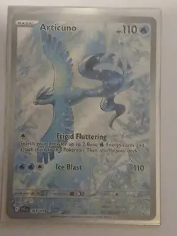 Pokemon TCG Journey Together Articuno Card 161/159 Illustration Rare - Image 1