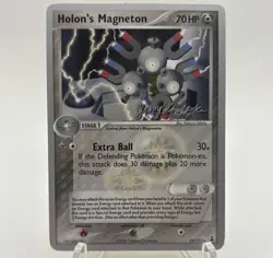 Pokemon TCG Holon’s Magneton 22/113 2007 World Championship Rare NM/LP Condition - Image 1