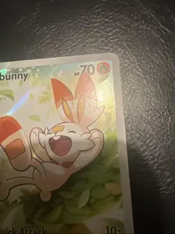 Scorbunny 225/217 Illustration Rare Pokemon Tcg Mint Condition - Image 4