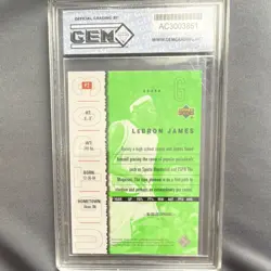Upper Deck Top Prospects Promo LeBron James Basketball Card P2 2003-04 - Image 3