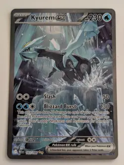 Kyurem ex 165/086 Special Illustration Rare SV: Black Bolt Pokemon TCG NM - Image 1
