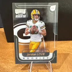 2020 Panini Chronicles Playoff Momentum - Jordan Love #M-4 Packers RC - Image 1