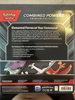 Pokemon Combined Powers Premium Collection Lugia EX Suicune EX 11 Packs *Sealed* - Image 2