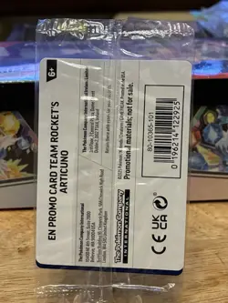 Team Rocket’s Articuno 051/182 Destined Rivals Stamped Best Buy Promo SEALED NM - Image 3