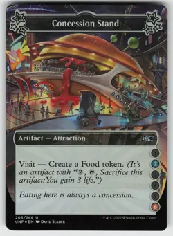 Concession Stand (2-6) Foil U Unfinity 205 MTG - Image 1