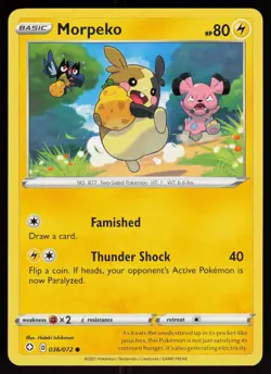 Morpeko Promo SWSH: Sword & Shield Promo Cards SWSH116 NM - Image 1
