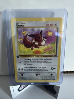 Pokemon TCG Eevee Jungle 1st Edition Card 51/64, Regular Common, NM - Image 1