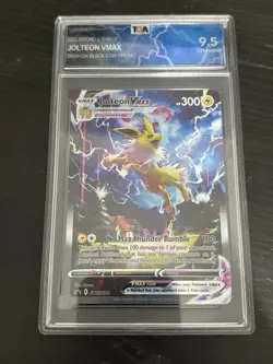 Jolteon VMAX SWSH184 SWSH: Sword & Shield Promo Cards Holo TGA 9.5 - Image 1