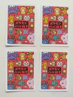 Pokemon Center Babanuki Old Maid Deck Card Bulbasaur Charmander Squirtle Bundle - Image 2