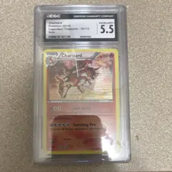 Pokemon Charizard Legendary Treasures 19/113 CGC 5.5 Holo 2013 Card - Image 1