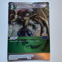 Final Fantasy TCG Opus 1 - Single FOIL trading card ungraded Valefor 1-062L - Image 1