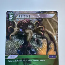 Final Fantasy TCG Opus 1 - Single FOIL trading card ungraded Valefor 1-062L - Image 3
