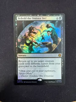 Behold the Sinister Six! (FOIL) Marvel Spider-Man - Magic (MTG) - Image 1