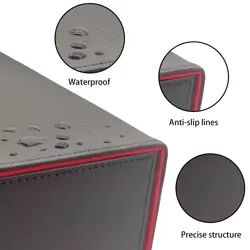 Leather Card Deck Box Magnetic Commander Trading Card Storage Box For TCG MTG UK - Image 3