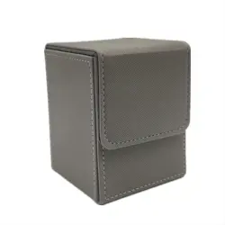 Leather Card Deck Box Magnetic Commander Trading Card Storage Box For TCG MTG UK - Image 5