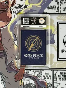 ONE PIECE - Silvers Rayleigh - OP09-005 SP English Gem Mint 10 ACE Graded - Image 2