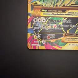 Pokemon M Rayquaza EX Mega Full Art Ultra Rare Holo 98/98 XY Ancient Origins - Image 4