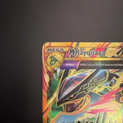 Pokemon M Rayquaza EX Mega Full Art Ultra Rare Holo 98/98 XY Ancient Origins - Image 5