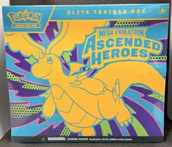 Pokemon TCG Ascended Heroes ETB Factory Sealed Unopened Elite Trainer Box - Image 1