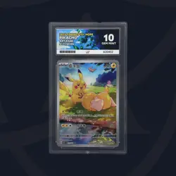 Pokemon TCG Pikachu Psyduck 171/151 AR Hope Chinese Exclusive ACE GEM MINT 10 - Image 3