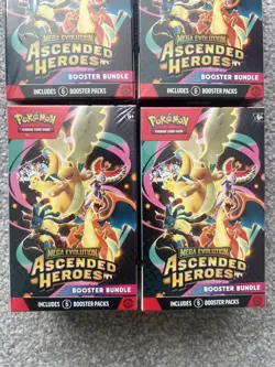 Pokemon TCG: Mega Evolution Ascended Heroes Booster Bundle x4 - Image 3
